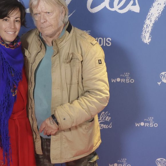 Renaud et sa femme Cerise (Christine Marot) lors de l'avant-première du film "La vallée des fous" au Pathé Wepler à Paris le 12 novembre 2024. © Jack Tribeca / Bestimage