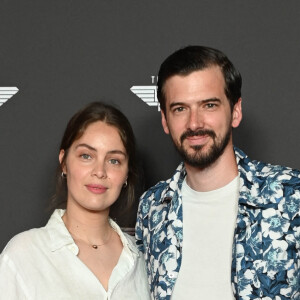 Ils se sont offert un break familial en Bretagne, l'une des régions les plus attractives de France 
Marie-Ange Casta et son mari Marc-Antoine Le Bret - Avant-première du film "Top Gun Maverick" à l'UGC Normandie à Paris le 19 mai 2022. © Coadic Guirec/Bestimage