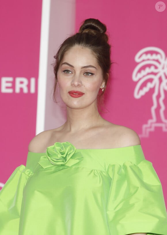 Un lieu dans lequel ils se rendent régulièrement 
Marie-Ange Casta - 5ème saison du festival International des Séries "Canneseries" à Cannes, France, le 3 avril 2022. © Denis Guignebourg/Bestimage 