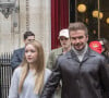 D'après les informations de Voici, Victoria aurait des idées pour sa fille
 
David and Victoria Beckham à Paris avec Harper Seven, Cruz Beckham et sa copine Jackie Apostel.