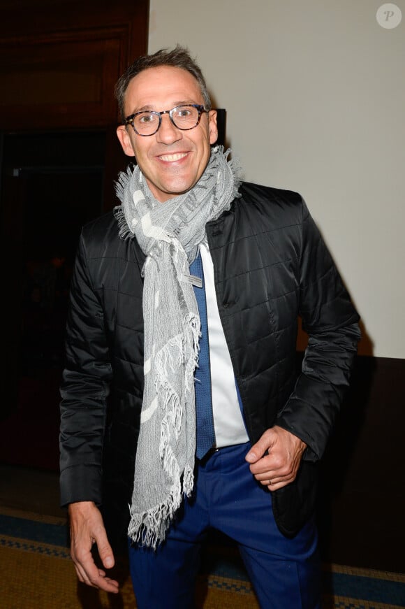 Julien Courbet - Inauguration du théâtre de la Tour Eiffel à Paris le 16 octobre 2017. © Coadic Guirec/Bestimage