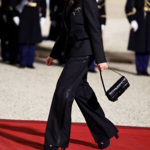 Rachida Dati, ministre de la Culture lors de l'accueil par le couple présidentiel français du président du Kazakhstan au palais de l'Elysée à Paris pour un dîner d'état le 5 novembre 2024. © Dominique Jacovides / Bestimage 