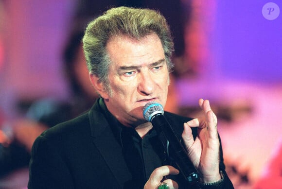 Eddy Mitchell en concert.