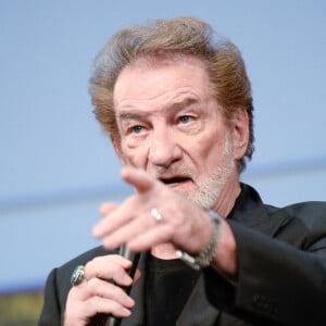 Eddy Mitchell assistant à la cérémonie d'ouverture du 9e festival Lumière à Lyon, en France, le 14 octobre 2017.