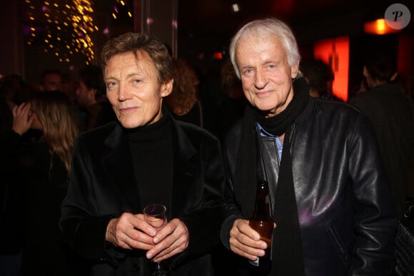 Dave et son compagnon Patrick Loiseau lors de l'After Party de 'La Belle Epoque', au Club Haussmann organisé par Five Eyes Prod a Paris, France, le 17 Octobre 2019. Photo by Jerome Domine/ABACAPRESS.COM