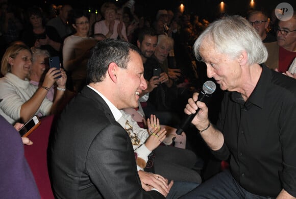 Exclusif - Marc-Olivier Fogiel et Dave - Dave en concert à Bobino à Paris le 18 novembre 2019. © Coadic Guirec/Bestimage