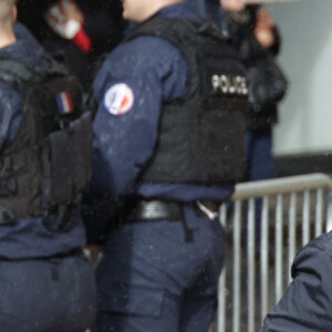 Christian Clavier lors de la cérémonie d'enterrement de l'acteur français Michel Blanc à l'église Saint Eustache à Paris, France, le 10 octobre 2024. Il est décédé le 4 octobre à la suite d'une crise cardiaque consécutive à un choc anaphylactique. Blanc était connu pour son rôle du célibataire maladroit Jean-Claude Dusse dans le film "Les Bronzés" de 1978. Photo par Nasser Berzane/ABACAPRESS.COM