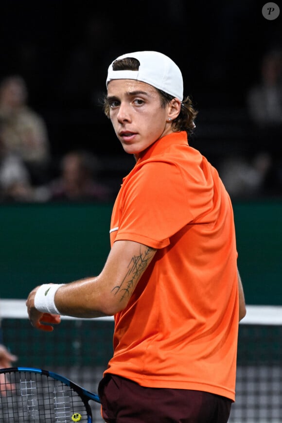 Arthur Cazaux au Rolex Paris Masters à l'Accor Hotel Arena à Paris, France. ( Photo Federico Pestellini / Panoramic )