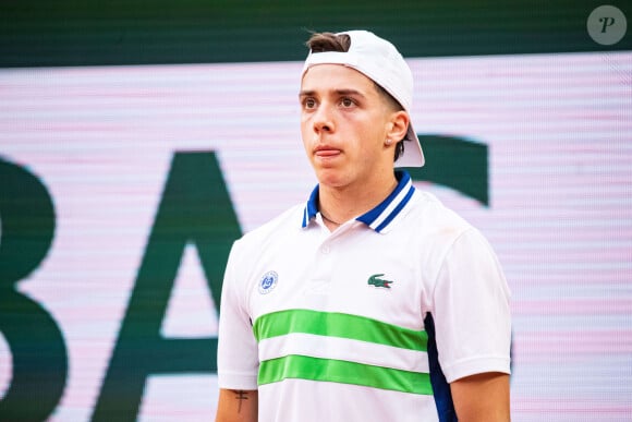 Arthur Cazaux (FRA) - Internationaux de France de tennis de Roland Garros 2024 à Paris le 28 mai 2024.