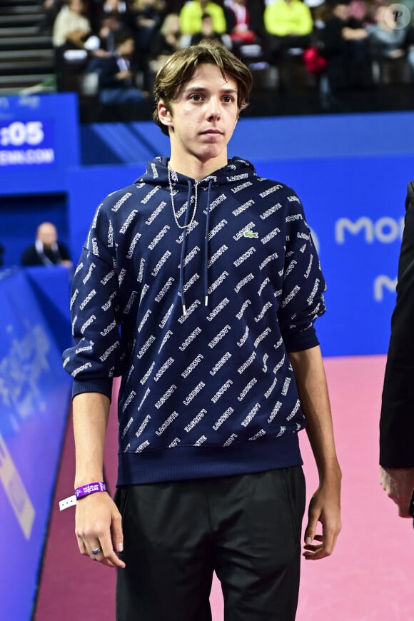 Arthur Cazaux lors de l'Open de tennis Sud de France à Montpellier, France, le 6 février 2020. © Jean-Baptiste Autissier/Panoramic/Bestimage