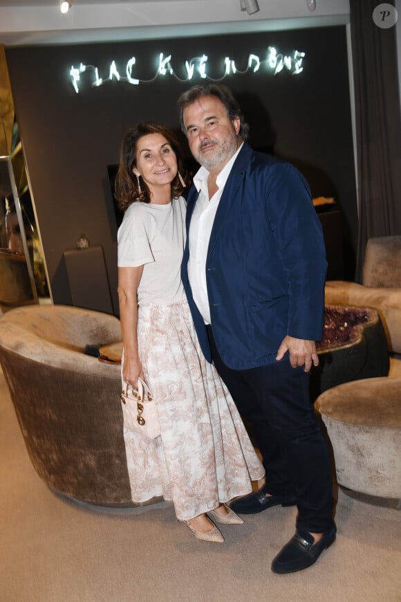 Exclusif - Pierre Hermé et sa femme Valérie - Personnalités au cocktail du joailler "Baümer", place Vendôme à Paris, pour fêter l'arrivée de l'été. Le 2 juin 2022 © Rachid Bellak / Bestimage 