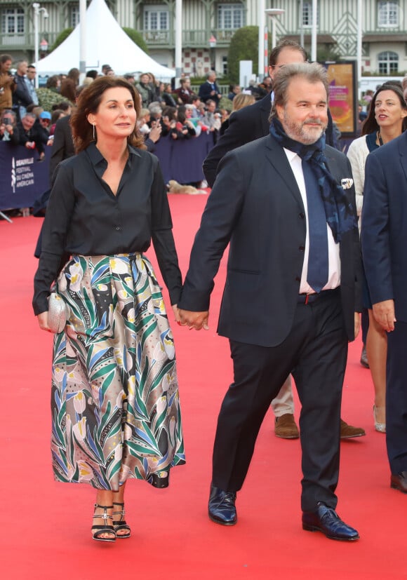 Pierre Hermé et sa femme Valérie Franceschi à la première de "Music of My Life", suivi d'un hommage rendu aux 25 ans de la compétition lors du 45ème Festival du Cinéma Américain de Deauville, le 7 septembre 2019. © Denis Guignebourg/Bestimage 