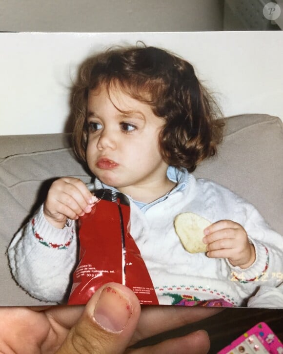 Louise Chabat, photo d'elle jeune postée sur son Instagram