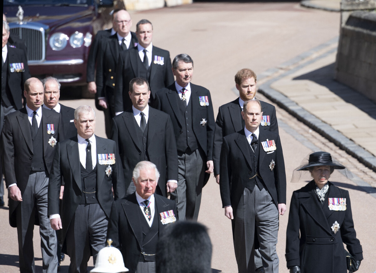 Photo Le Prince Charles Prince De Galles Le Prince Andrew Duc D York Le Prince William