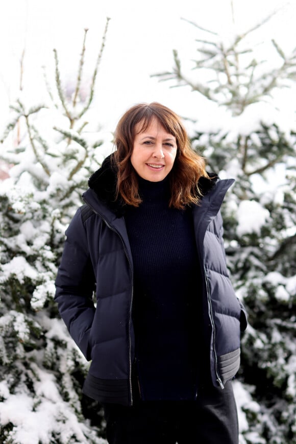 Valérie Bonneton - Photocall du film "Tombés du camion" lors du 27ème Festival International du Film de Comédie de l'Alpe d'Huez, le 19 janvier 2024. © Dominique Jacovides / Bestimage  