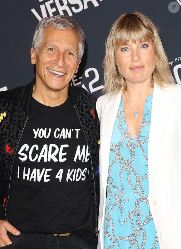 Nagui et sa femme Mélanie Page - Avant-première du film "Vice-versa 2" au cinéma Le Grand Rex à Paris le 16 juin 2024. © Coadic Guirec/Bestimage