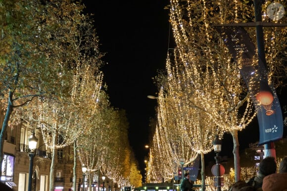 Lancement des Illuminations de Noël des Champs-Elysées à Paris le 24 novembre 2024. © Coadic Guirec/Bestimage