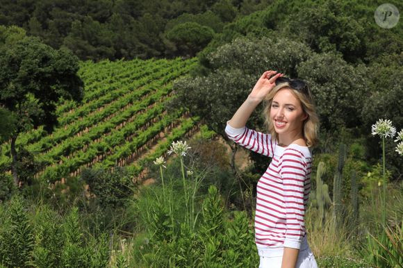 Exclusif - La princesse Maria Chiara de Bourbon des Deux-Siciles (ambassadrice WWF) - Les célébrités ont pris le bateau pour aller visiter la fondation Carmignac sur l'île de Porquerolles lors de la 5ème édition du festival de Porquerolles, le 14 juin 2024. © Chavaroche/Bestimage