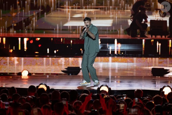 Exclusif - Jeremy Frerot - Enregistrement de l'émission "La fête de la Musique" à Reims le 21 juin, et diffusée le 22 juin à 21h10 sur France 2 et sur France.tv. Une soirée inédite, mise en scène et chorégraphié par K.Ouali, avec plus de 40 artistes en live. Ils seront accompagnés par les danseurs de la troupe du Paradis Latin. Une soirée de fête rythmée par des medleys, des duos exceptionnels, les tubes du moment et les talents d'aujourd'hui et de demain. © Jack Tribeca / Jeremy Melloul / Bestimage 