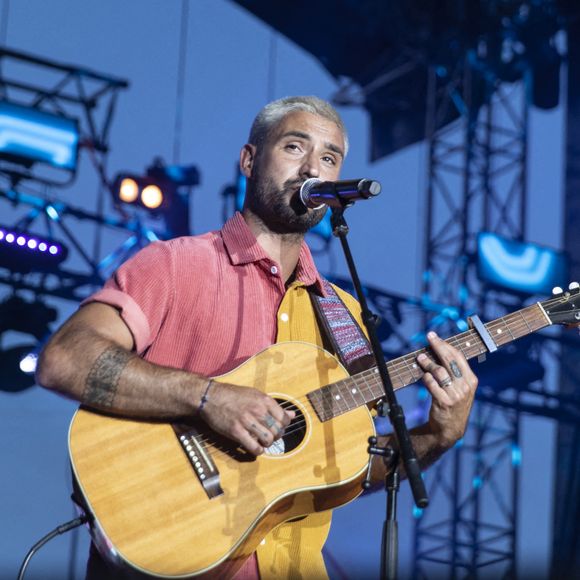 Jérémy Frerot lors du concert NRJ Music Tour à Toulouse. Le 14 juillet 2022 © Frédéric Maligne / Bestimage