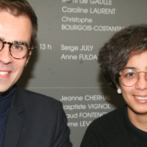 Jean-Baptiste Marteau, Neïla Latrous - Deuxième jour du salon du livre à la porte de Versailles à Paris le 17 mars 2018.