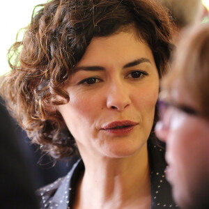 Audrey Tautou - Inauguration du nouveau chai du Château Les Carmes Haut-Brion dessiné par Philippe Starck et Luc-Arsène Henry à Bordeaux le 24 juin 2016. Le domaine, qui produit des crus de Pessac-Léognan, est la propriété du groupe immobilier Pichet. Ce nouveau chai a une surface de 2000 mètres carrés sur quatre niveaux et représente un investissement de neufs millions d'euros. © Patrick Bernard / Quentin Salinier / Bestimage 