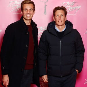 Avec son nouveau chéri Jean de Reynal
Exclusif - Jean-Baptiste Marteau et son compagnon Jean de Reynal - Photocall du spectacle "Dirty Dancing" au Dôme de Paris. Le 27 novembre 2024 © Christophe Clovis / Bestimage