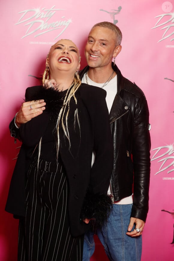 Exclusif - Katrina Patchett, Maxime Dereymez - Photocall du spectacle "Dirty Dancing" au Dôme de Paris. Le 27 novembre 2024 © Christophe Clovis / Bestimage