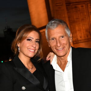 Les présentateurs Léa Salamé et Nagui - Backstage - Personnalités sur le plateau de l'émission "Paris 2024 : merci! La grande soirée événement" sur les Champs-Elysées à Paris, à l'occasion des Jeux Olympiques et Paralympiques Paris 2024, diffusée en direct sur France 2, le 14 septembre 2024 © Perusseau-Ramsamy / Bestimage 