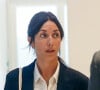 La réalisatrice Anissa Bonnefont a été condamnée à huit mois de prison avec sursis 
Anissa Bonnefont - M.Vicherat, ancien directeur de Sciences Po, et son ex-compagne, la réalisatrice A.Bonnefont, comparaissent pour des violences conjugales dont ils s'accusent mutuellement, devant le tribunal correctionnel de Paris, France, le 24 octobre 2024. © Christophe Clovis/Bestimage