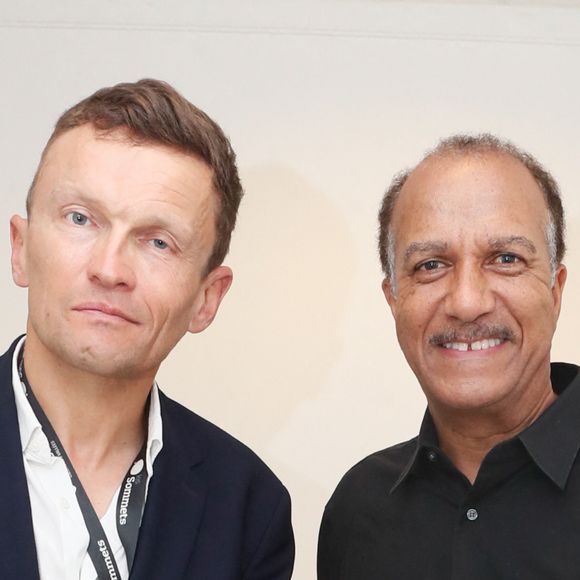 Exclusif - Sylvain Tesson, Pascal Légitimus - Backstage - Soirée caritative "Les artistes s'engagent aux côtés des arméniens du Haut-Karabagh et d'Arménie, pour les 200 jours du blocus" à la salle Gaveau à Paris. Le 28 juin 2023