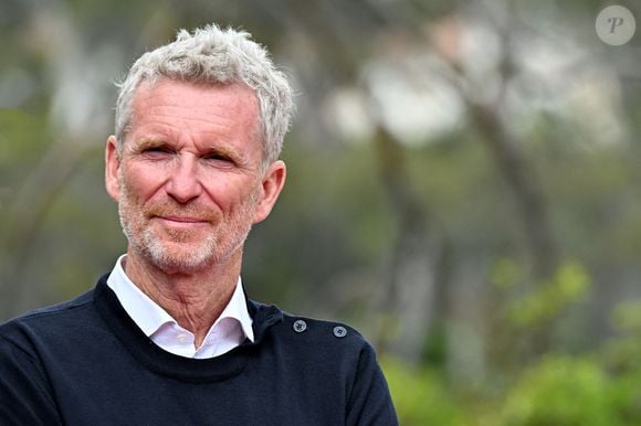 Exclusif - Denis Brogniart, le parrain de l'événement, durant la remise des prix de la 4ème édition du Festival des Jardins de la Côte d'Azur, dans les jardins de la villa Eilenroc, à Antibes Juan les Pins, le 26 mars 2023.