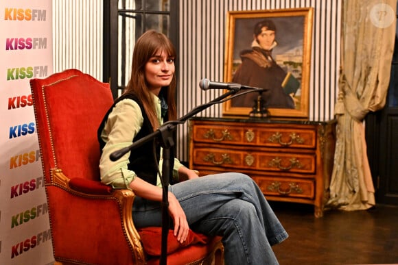 Exclusif - Clara Luciani en concert très privé organisé par la radio Kiss FM au Château de Crémat à Nice, France, le 10 janvier 2022.© Bruno Bebert/Bestimage 