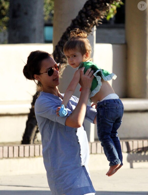 Jessica Alba et sa délicieuse fille Honor à Beverly Hills