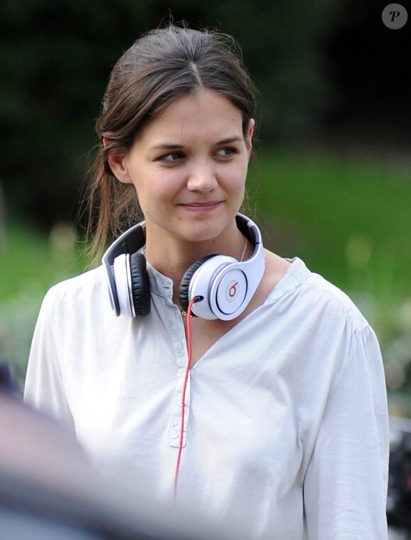 Katie Holmes sur le tournage de Son of No One, de Dito Montiel, à New York, le 7 avril 2010.