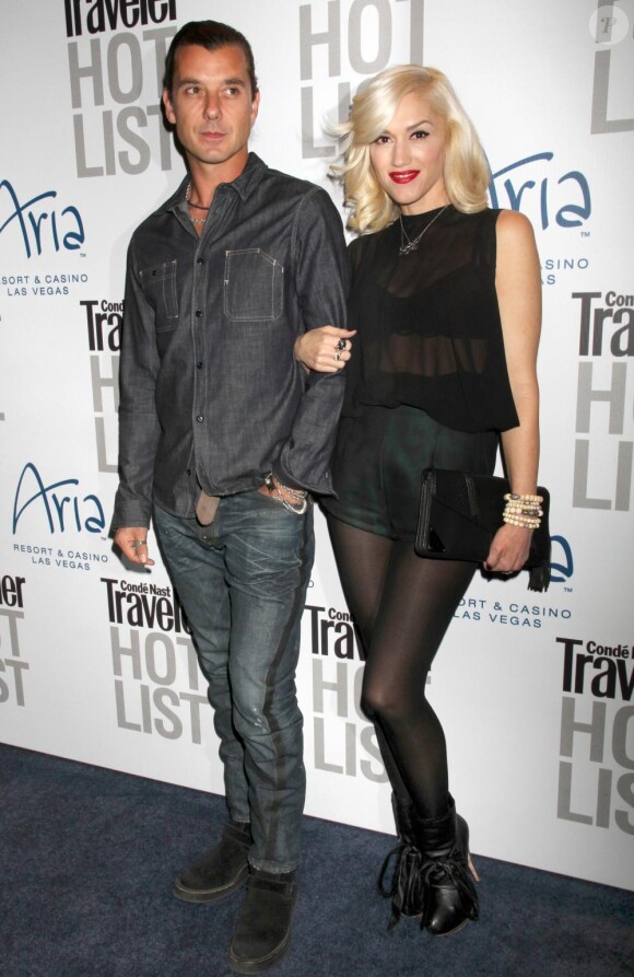 Gwen Stefani et Gavin Rossdale à la Hot List Party, à Las Vegas le 10 avril 2010