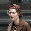Kate Winslet sur le tournage de The Mildred Pierce à New York le 18 avril 2010
