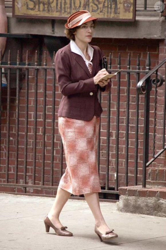 Kate Winslet en plein tournage à New York le 19 avril