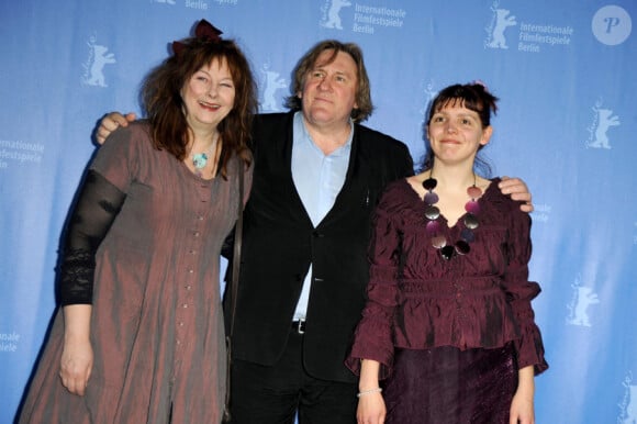 Yolande Moreau, Gérard Depardieu et Miss Ming lors du festival de Berlin le 19 février 2010