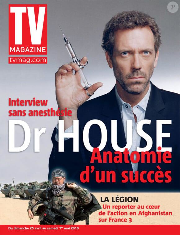 Couverture de "TV Mag" avec Dr House en couverture
