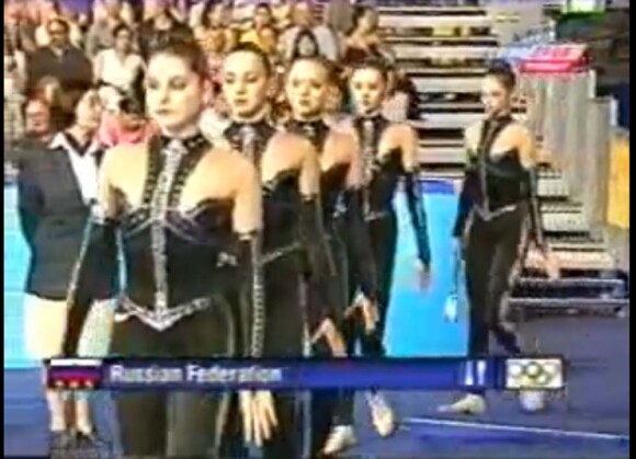 Natalia Lovrova et ses coéquipières aux Jeux olympiques de Sidney, en 2000 !