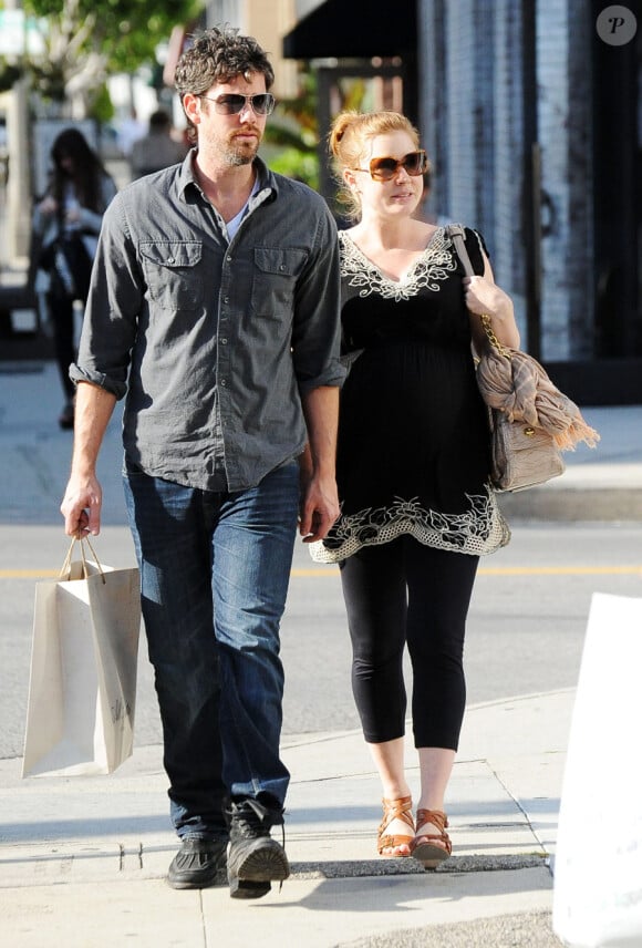Amy Adams et son fiancé Darren le Gallo