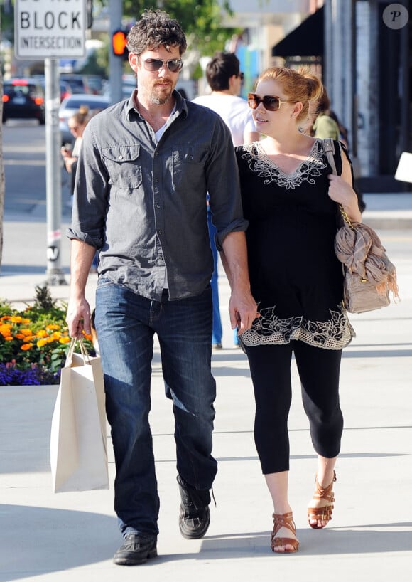 Amy Adams et son fiancé Darren Le Gallo, Los Angeles, le 24 avril 2010