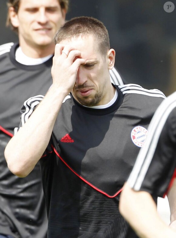 Franck Ribéry a été suspendu par l'UEFA pour la finale de la Ligue des Champions, qui se jouera le 22 mai à Madrid
