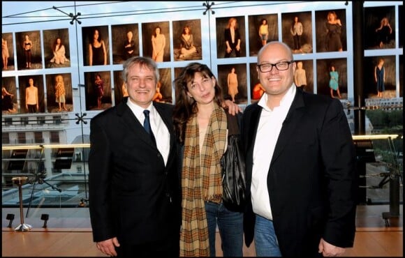 Le directeur général de Rochas, Kate Barry et Jean-Michel Duriez au 40e anniversaire de la maison Rochas. 04/05/2010