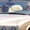 Heidi Klum au volant de sa Bentley à Los Angeles avec son époux, Seal.