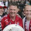 Franck Ribéry et ses compères du Bayern de Munich sont sacrés champion d'Allemagne, le samedi 8 mai.