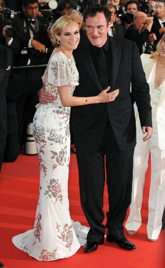 Diane Kruger et Quentin Tarantino à Cannes en 2009