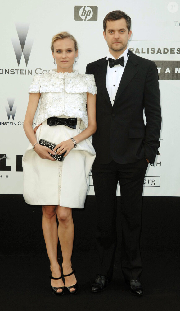 Diane Kruger et Joshua Jackson lors du gala de l'amfAR