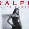 Le top model Beverly Peele pose pour une publicité Ralph Lauren